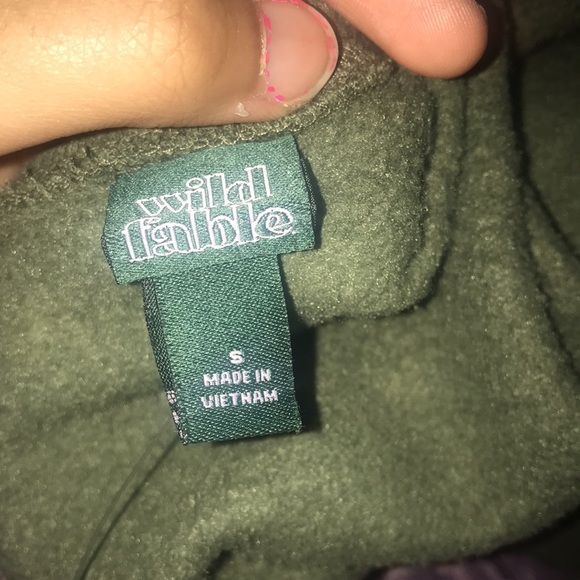 NWT Wild Fable Green Sweatshirt - Picture 5 of 5